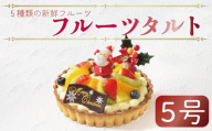 【 先行予約 】 クリスマスケーキ フルーツタルト 5号 冷凍 フルーツ スイーツ デザート 洋菓子 果物 フルーツ 苺 いちご オレンジ キウイフルーツ ブルーベリー パイン タルト お菓子 おやつ ケーキ モンブラン シュークリーム プリン エクレア クリーム ギフト プレゼント 贈答 送料無料 徳島県 阿波市 CAKE EXPRESS