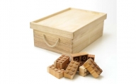 《 数量限定 》 〔 木製ブロック 〕 もくロック 「 ビッグブロック かどまる (杉) 」 1セット 40ピース 大きいサイズ ブロック 木のおもちゃ 無垢材 木製 玩具 [014-011]