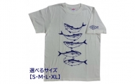 地域限定オリジナルデザイン　綿Tシャツ（バニラホワイト）　サイズ：M【R01018】
