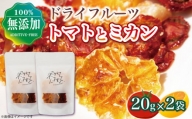 ドライフルーツ トマト ミカン ミックス 20g×2袋 フルーツ 果物 乾物 乾燥 パスタ ピザ 徳島県 阿波市