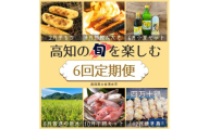 【6回定期便】 高知の旬を楽しむ 芋餅 初鰹 かつおたたき かつお 小夏 ドレッシング 米 新米 コシヒカリ 干物 焼き鳥【J00228】