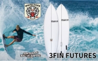 PYZEL SURFBOARDS WHITE TIGER 3FIN FUTURES サーフボード パイゼル サーフィン 藤沢市 江ノ島【Size：5'0、Width：18 3 /4、Thickness：2 1/4、Volume：24.00L】