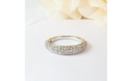 [サイズ:11号][ 甲府ジュエリー ]1.00ctダイヤモンドパヴェリング9005PT