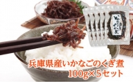 [№5258-1003]兵庫県産 いかなごのくぎ煮 100g×5セット