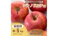 りんご シナノドルチェ 約5kg 家庭用(13玉～23玉)【1495967】