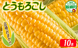 【ふるさと納税】【 厳選品種 】 とうもろこし 10本 （ 品種おまかせ ） 配送先は本州限定 ふるさと振興公社 2025年8月下旬頃から2025年9