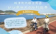 町内観光周遊 レンタサイクル利用券（サイクリンググッズ含む）（電動自転車）（6千円分）