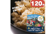 岩手県立千厩高等学校の生徒が作った玄米ご飯 120個