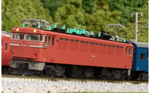 H016-25 【Nゲージ】日本を支えた縁の下の力持ち。EF80＋貨物列車（動力付き）