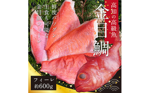 KYF109　数量限定　海鮮金目鯛のフィーレ600g＜高知市共通返礼品＞ 134034 - 高知県芸西村