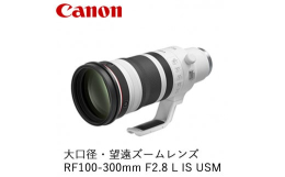 【ふるさと納税】Canon 大口径・望遠ズームレンズ RF100-300mm F2.8 L IS USM ｜ キヤノン Canon 交換 カメラ レンズ 一眼 写真 撮影