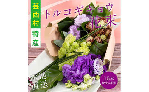 JJM005　《先行予約》芸西村特産 トルコギキョウ花束（約15本程度の花束） 134052 - 高知県芸西村