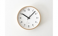 【A-165】KATOMOKU plywood clock km-33m（ナチュラルA）