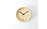 【A-165-nb】KATOMOKU plywood clock km-34m（ナチュラルB）