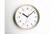 【A-170】KATOMOKU plywood clock 10 ナチュラル km-76N