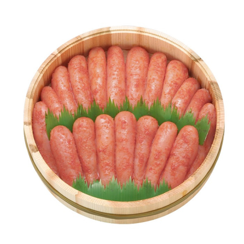 CD032.辛うしてごめんたい・無着色（木樽入り）／800g【辛子明太子】 134400 - 福岡県新宮町