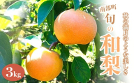 秋の満月のような美しさ、旬の和梨 約3kg ≪沼畑総合ファーム≫ フルーツ王国 フルーツ 旬 果物 和梨 なし 梨 ナシ 青森県 三戸 南部町 F21U-598