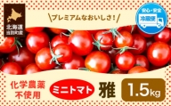 [0.9-267]　北海道当別町産化学農薬不使用ミニトマト：雅1.5kg