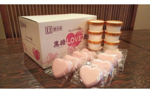 【卵・小麦粉不使用】黒糖LOVE最中アイス 8個入り[054W01] 135283 - 愛知県小牧市