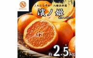 JAにしうわの季節の柑橘(八幡浜共選「濱ノ姫」約2.5kg)＜C08-76＞【1510451】