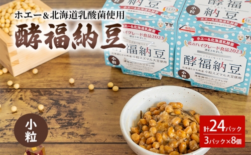 「なかいさんちの手造り納豆」酵福納豆(40g×3パック) 計8個 1354721 - 北海道洞爺湖町
