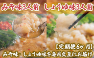 【定期便6ヶ月】博多もつ鍋おおやま　みそ味3人前・しょうゆ味3人前（交互）　AH029