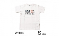 HELLY HANSEN　×　HAKUBA　Tシャツ　ホワイト・Sサイズ(メンズ・レディース兼用)【1513781】