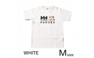 HELLY HANSEN　×　HAKUBA　Tシャツ　ホワイト・Mサイズ(メンズ・レディース兼用)【1513782】