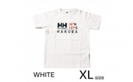 HELLY HANSEN　×　HAKUBA　Tシャツ　ホワイト・XLサイズ(メンズ・レディース兼用)【1513784】