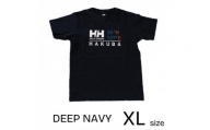 HELLY HANSEN　×　HAKUBA　Tシャツ　ディープネイビーXL(メンズ・レディース兼用)【1513849】