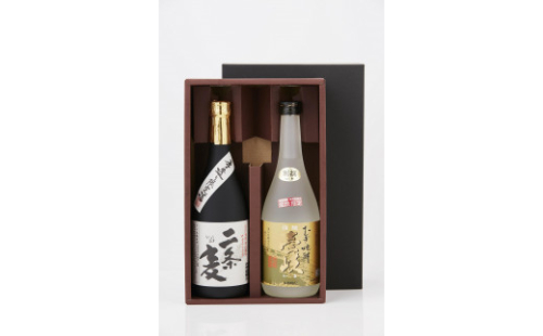玄海酒造 謹醸 壱岐 25% 別撰 ＆ 藤居醸造 二条麦 25% 本格麦焼酎 720ml 2本セット 発売元 株式会社片山 1358387 - 神奈川県川崎市