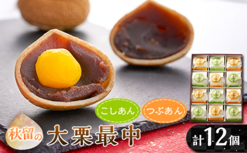 秋留の大栗最中(12個入)＜お茶ぞっぺの中島屋(あきる野の匠)＞【1508106】 1359594 - 東京都あきる野市