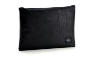 豊岡産鞄 薄マチ合皮クラッチ　大（23470-01）黒 / かばん カバン 鞄 バッグ