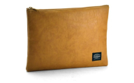 豊岡産鞄 薄マチ合皮クラッチ　大（23470-10）キャメル / かばん カバン 鞄 バッグ