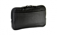 豊岡産鞄 スマホ対応ベルトポーチ（25865-01）黒 / かばん カバン 鞄 バッグ