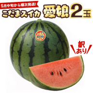 【訳あり】 際まで甘い こだまスイカ　愛娘（２玉）【2026年5月中旬より発送開始】スイカ 西瓜 旬 旬の果実 旬のフルーツ くだもの 果実 フルーツ 夏 小玉スイカ 小玉 果物 美味しい [BC061sa]