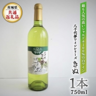 八千代夢ワインシリーズ　きぬ(白ワイン)１本(茨城県共通返礼品 八千代町) 国産 ワイン 白ワイン [BW003sa]