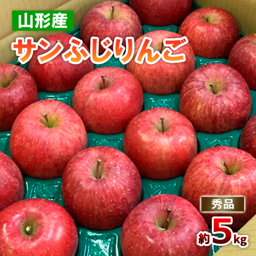 山形のサンふじりんご 秀品 約5kg(10～25玉)  FZ18-211 136818 - 山形県山形市