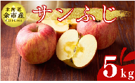 【先行受付：2024年12月下旬以降発送】余市産 サンふじ 松村農園産のりんご 5kg