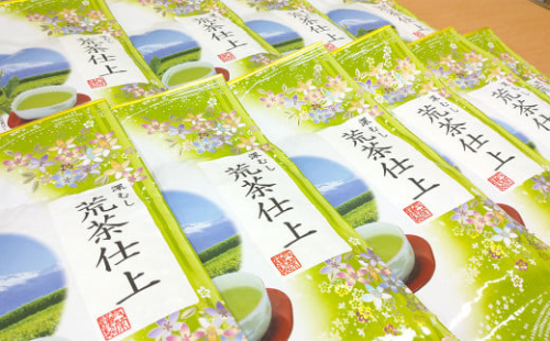 茶農家のまかない茶 深蒸し 菊川茶「荒茶仕上」1kg！（100g×10袋） お茶 緑茶 荒茶風味 静岡緑茶 日本茶 茶葉 粉茶葉 1369674 - 静岡県菊川市