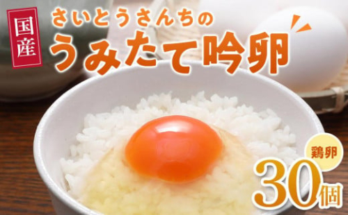 さいとうさんちのうみたて吟卵　30個入り 1371209 - 宮城県角田市