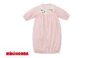 d-14 ミキハウス ストレッチパイル ツーウェイオール ( ピンク ) / ベビー服 ベビー用品 ベビーグッズ 赤ちゃん 新生児
