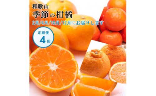 【 2・4・10・12月 全4回 】 柑橘定期便A【IKE5】 1371637 - 和歌山県上富田町