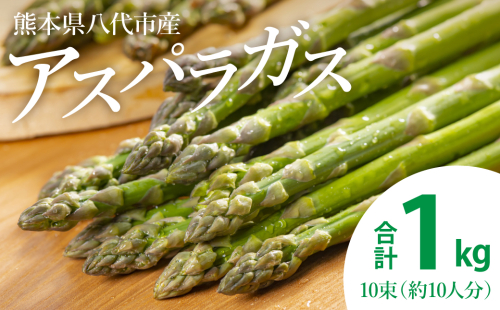 【先行予約】熊本県八代市産 アスパラガス 1kg 新鮮 アスパラ 野菜【2025年4月上旬より順次発送】 1371657 - 熊本県八代市