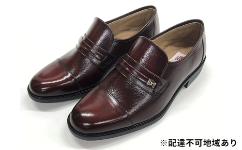 本革 5E レザービジネスシューズ ワイン(紳士靴) ファッション 人工皮革 手作り 137297 - 奈良県大和郡山市