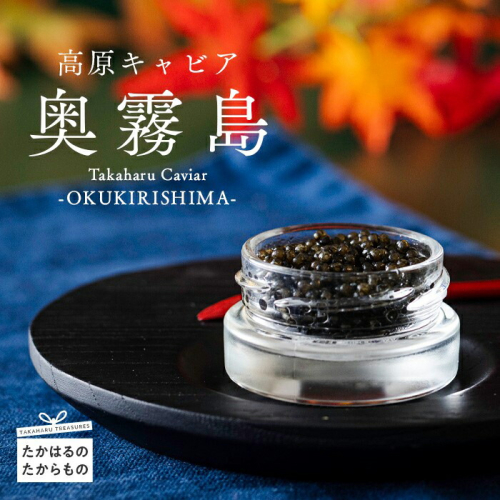 Takaharu Caviar(たかはるキャビア)『奥霧島』20g×5瓶セット [高級 国産 バエリ ギフト 贈答 贈り物 プレゼント 化粧箱付き いこいの家 ワンストップオンライン] TF0516-P00045 1374716 - 宮崎県高原町