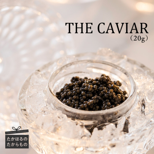 THE・CAVIAR(ザ・キャビア)20g《バエリ BAERII》  [高級 国産 日本産 ギフト 贈答 贈り物 プレゼント お中元 化粧箱入り ワンストップオンライン] TF0486-P00066 1374911 - 宮崎県高原町