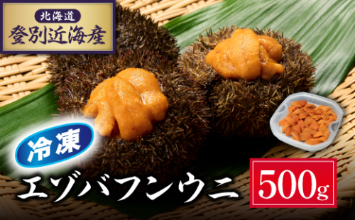 北海道登別近海産エゾバフンウニ（冷凍パック）500g 1378947 - 北海道登別市