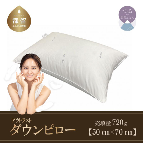 ダウンピロー（アウトラスト）　羽毛枕大型サイズ　日本製　５０ｃｍ×７０ｃｍ 138009 - 山梨県都留市
