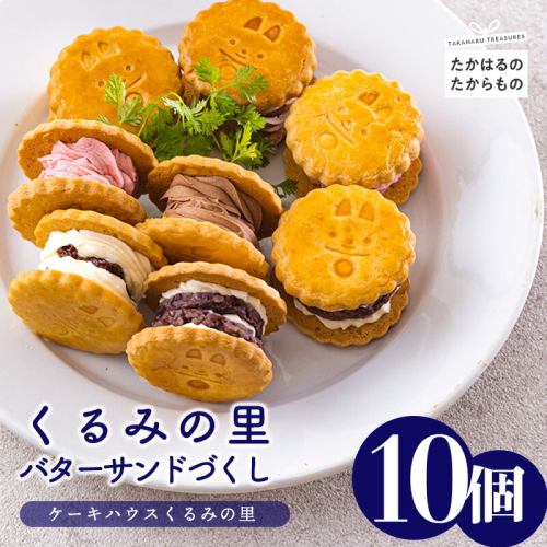 くるみの里バターサンドづくし(合計10個) お菓子詰め合わせセット [ラムレーズンサンド あんバターサンド チョコレート 苺 イチゴ ストロベリー 洋菓子 ワンストップオンライン] TF0675-P00010 1381617 - 宮崎県高原町